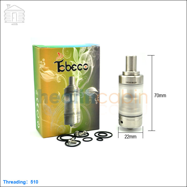 Tobeco Hurricane Stainless Steel Rebuildable Atomizer (Clone)